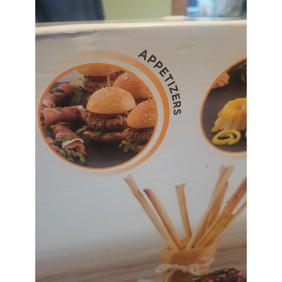 NIB Wolfgang Puck Slate Tray with 3 Cheese Knives Charcuterie Set - Picture 7 of 10